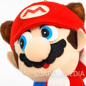 Retro Super Mario Racoon Mario Plush Doll Banpresto Nintendo Famicom SNES