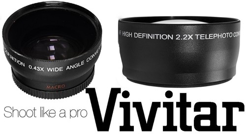 2-Pc HD Lens Kit Wide Angle & 2.2x Telephoto Lens Set For Fujifilm X-T1 X-T10 - Picture 5 of 10