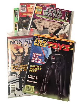 スターウォーズ テクニカルジャーナル Star Wars Magazines (5) Technical Journal 1, 2, 3 Toys Guide