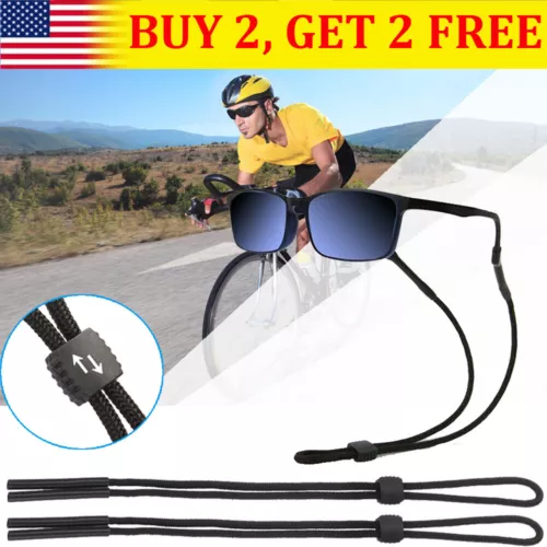 2x Verstellbarer Brillenhalter Ohne Schwanz Sonnenbrillenband Bandhalter Brillenkordel - Bild 1 von 11