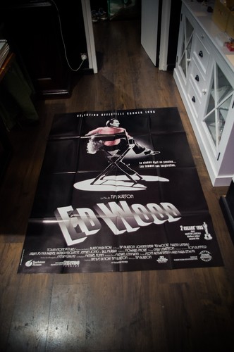 ED WOOD (1994) - Tim Burton - Original French Movie Poster – Large Fold