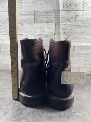Clarks Batcombe Lord Wingtip Dress Boots Men 8M Shoes Brown  display picture 2