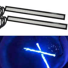 2 x COB LED Daytime Running Lights Car Driving DRL Fog Lamp 12V 24V Blue Light