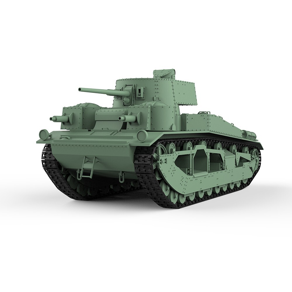 VICERS E MK. A 戦車キット 1:35 1/35 ヴィッカースE軽戦車Mk.A機銃タイプ プラモデル（再販
