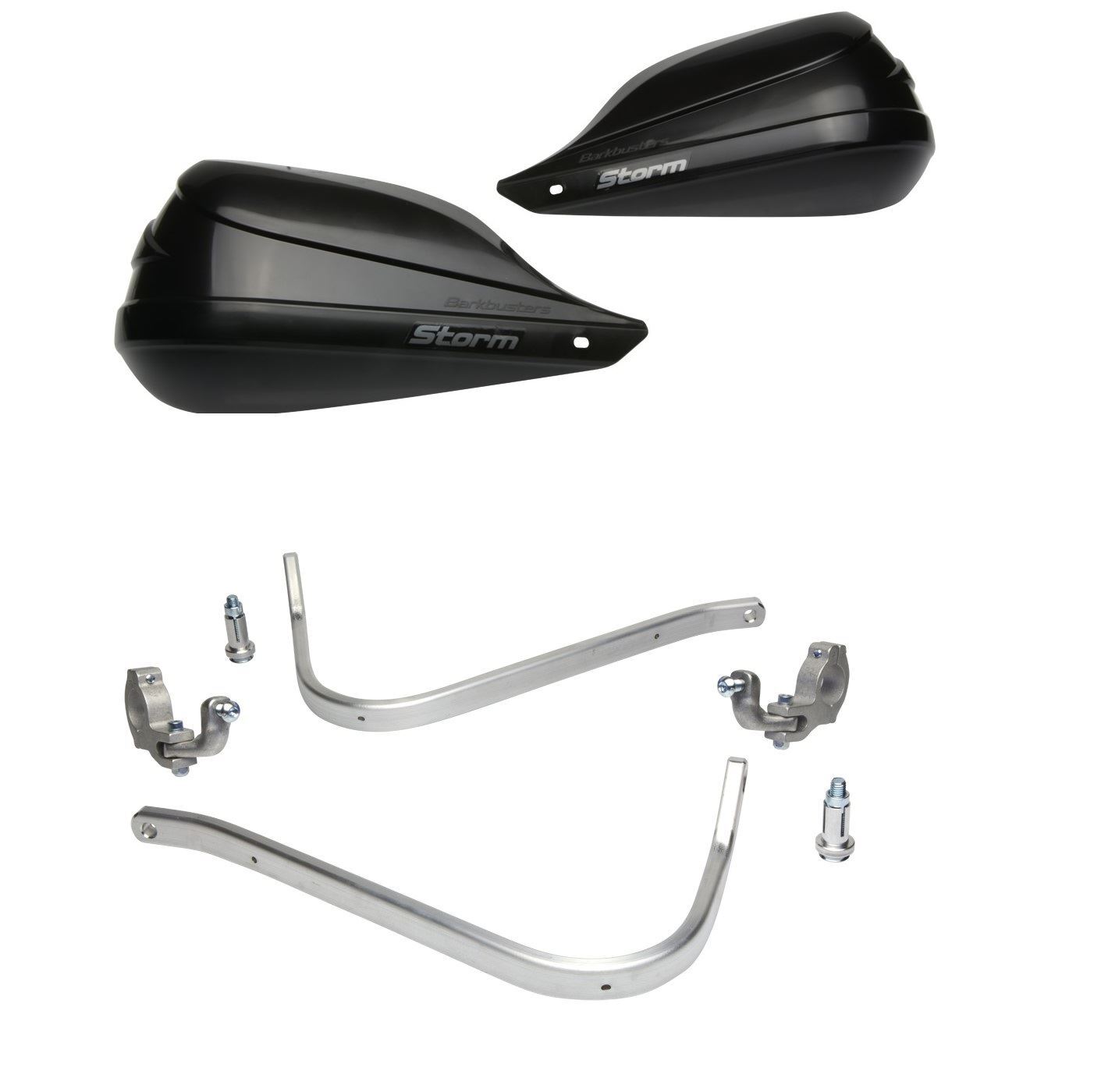 Barkbuster STORM Black Handguard & Fit Kit Kawasaki KLZ 1000 Versys 2015 - 2018