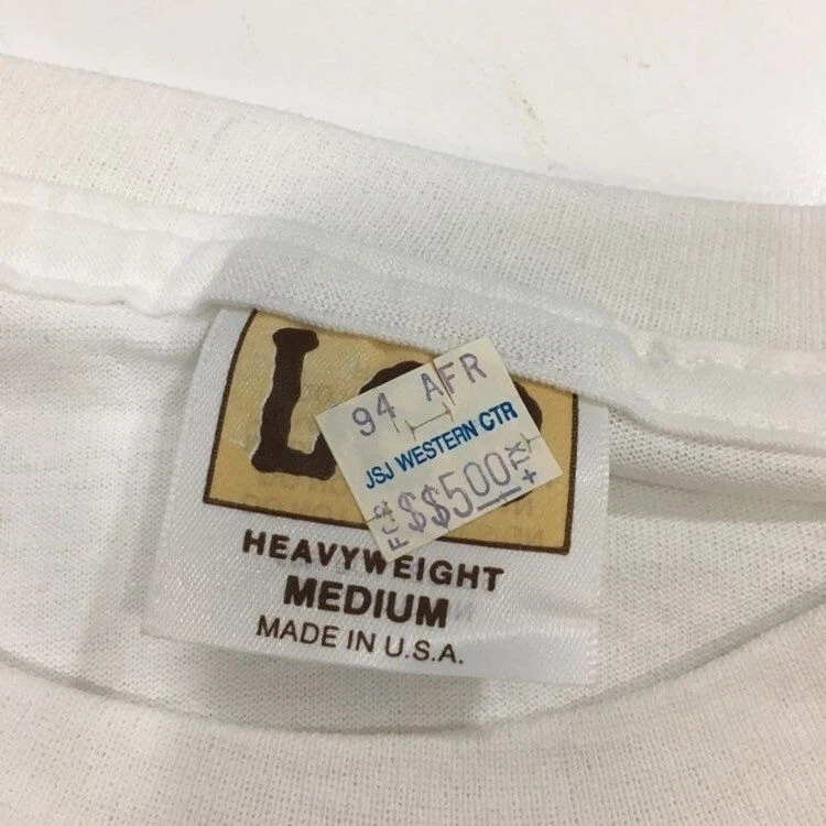 NoS Nueva Camiseta De Colección Años 90 Mr Lee Blanco Gráfico AZUL Move WAVE Surf Surfer 50/50 M Foto 3 de 4