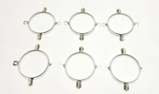 1961 1960 Chevy Impala Tail Light Lens  Trim Ring Bezel Ornament  60 60 Set of 6