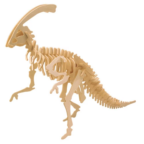 ETNA ILAWA Parasaurolophus 3D Holzbausatz Dinosaurier Tier Holz Steckpuzzle Holzpuzzle Dino