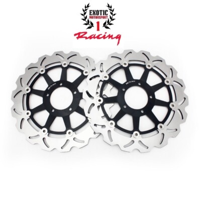 2 Ducati Front Brake Rotors Set Monster 796 797 821 1100 1200 EVO Diesel  ABS