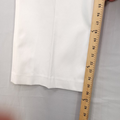 Pantalones acampanados Spanx cintura elástica moldeadora forro plateado 3X blancos - Imagen 8 de 16