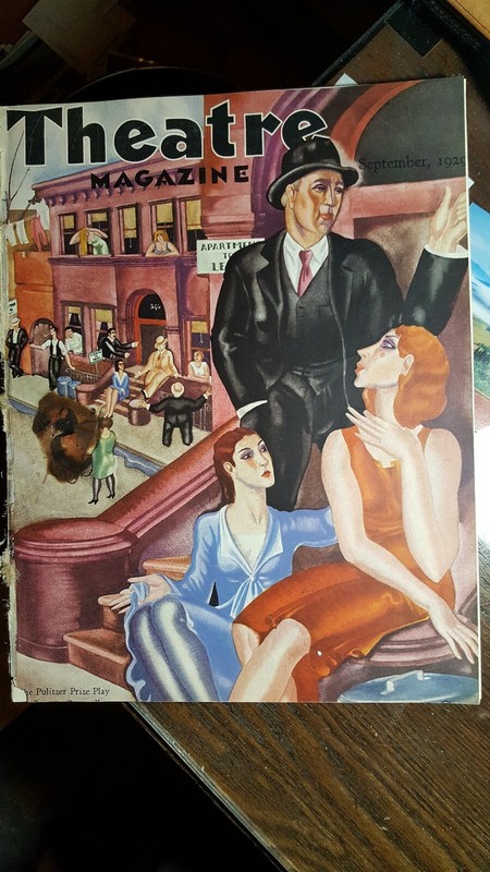 September 1929 Theatre Magazine with Durenceau cover