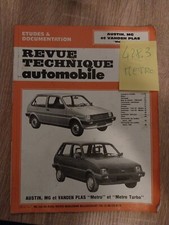 Revue Technique AUSTIN MG METRO Turbo 1000 1275 L HLE 1.3 HLS VANDEM PLAS MINI