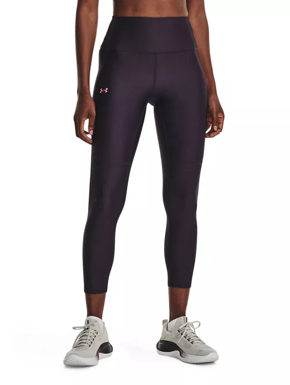 Under Armour Woman's HeatGear High Rise Ankle Legging-Tux Purple- Medium  -New