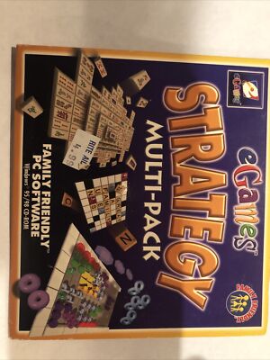 eGames Strategy Multi-Pack PC C-ROM Windows 95/98 NOS | eBay