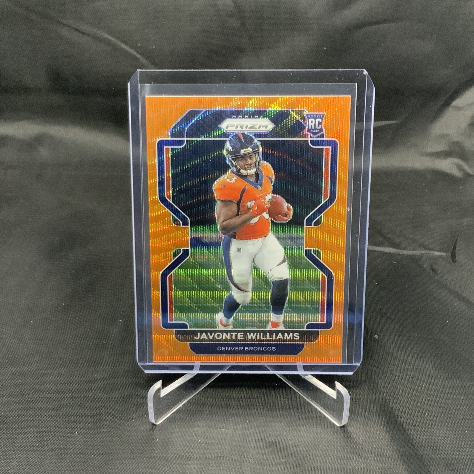2021 Prizm Javonte Williams Orange Wave /60
