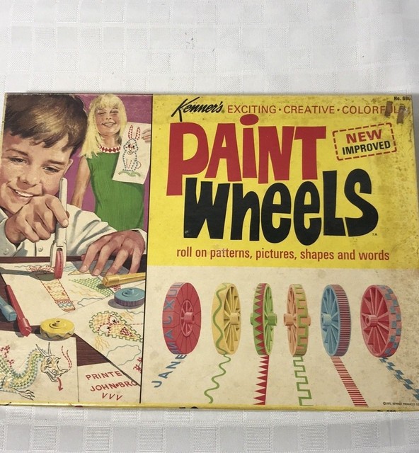 Kenner Paint Wheels New Improved Vintage 1970 eBay