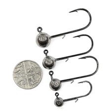 Tungsten Ball Fishing Jig Head Hook 1.8g / 3.5g / 5.3g / 7.0g 3pcs FISHIN ADDICT