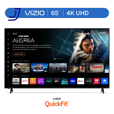 LED 65'' Class 4K UHD HDR Smart TV New V4K65M-0804 Smart and Easy FREE SHIPPING