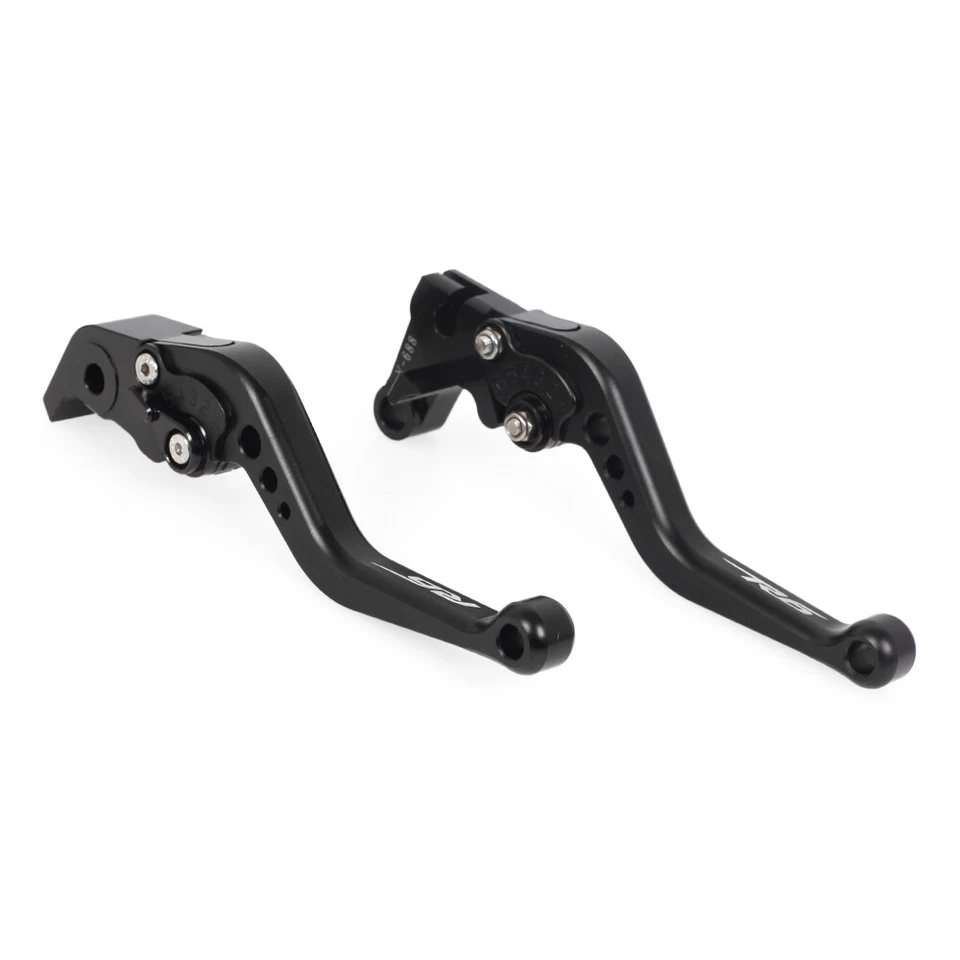 Palancas de embrague de freno cortas negras para Yamaha YZF R6 2005-2016 YZFR6 YZF-R6 2013 Foto 3 de 4