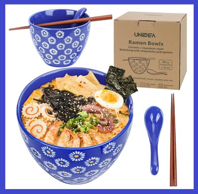 Japanese Ramen Pho Bowl And Spoon Set Uniidea Japanese