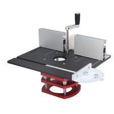 Elevador de enrutador con placa superior base de elevación de enrutador para carpintería mesa de recorte