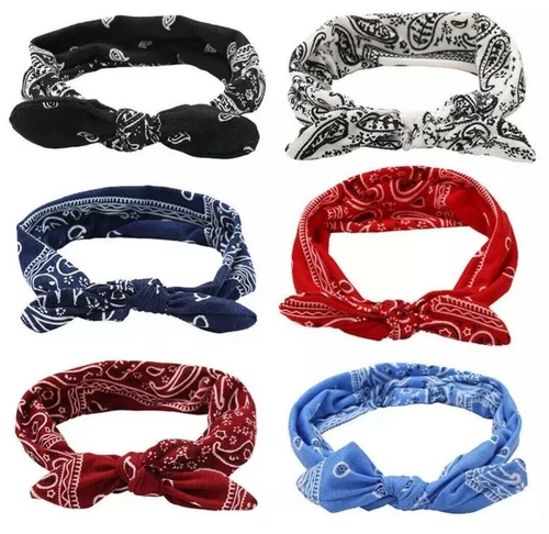 Boho Floral Twist Knot Stirnband Elastisches Haar Stirnband Wrap Turban ♮ - Bild 2 von 19