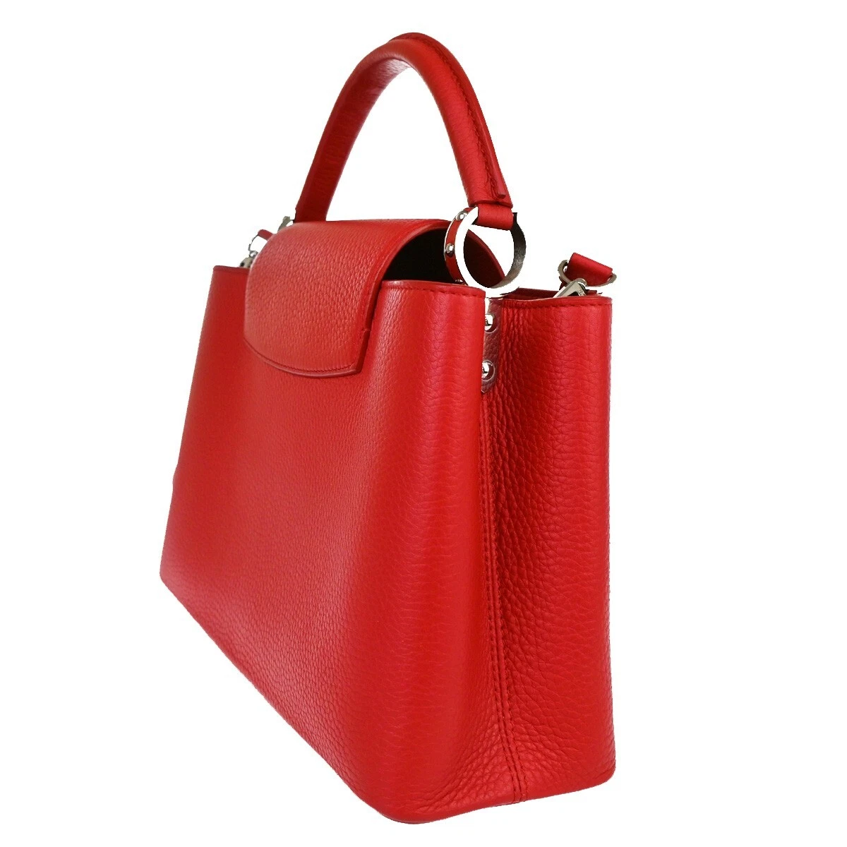 H&M LOUIS VUITTON LV Cappuccini PM Borsa a mano a 2 vie Taurillon in pelle RD M42237 834RJ684