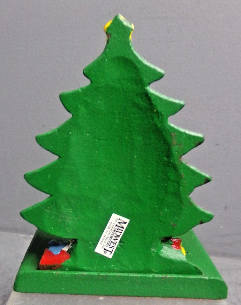 MIDWEST OF CANNON FALLS CAST IRON STOCKING HOLDER CHRISTMAS TREE eBay