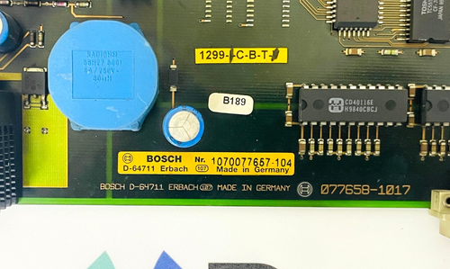 BOSCH RM4-DP12 Processor Module 1070077657-104 077658-1017 - Picture 6 of 7