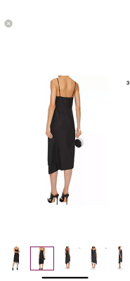 TIBI BLACK WHITE LACE LOU LOU APPLIQUE SLIP DRESS SIZE 2 | eBay