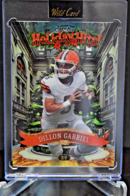 Dillon Gabriel 2/2 (RC) Holiday Hits #HHe3-DG Wild Card 