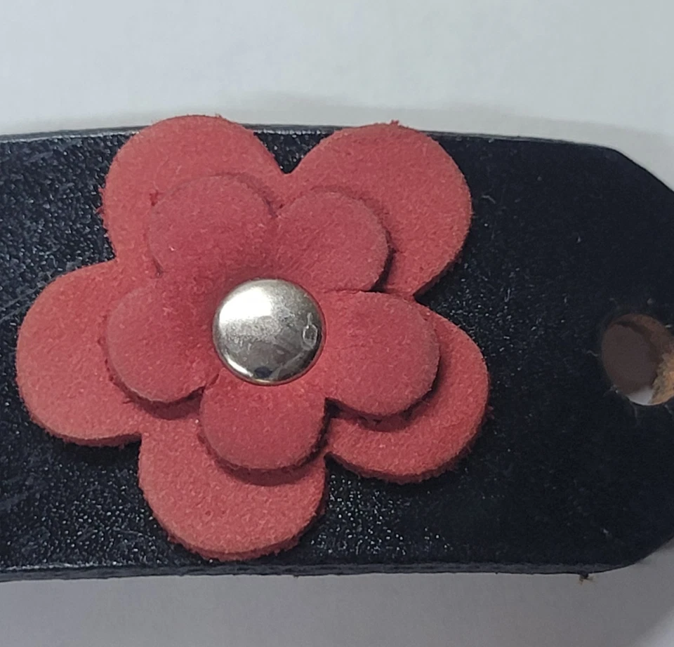 Lote 5 Barrettes de Cabelo de Couro 2 com Palitos Tooled & Collette Malouf Eagle Flower - Imagem 4 de 4