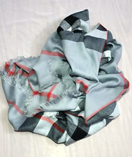 Burberry scarf 65 wool,35 cashmere square shawl wrap stole