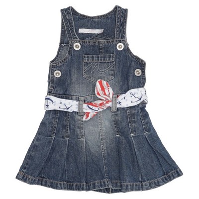 Name It, Latzkleid, Größe: 80, Blau/Mehrfarbig, Baumwolle, Sonstiges, Denim #vLL