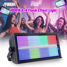 PAIDUN 1000W LED RGBW 8 8 Segment Flash Strobe Wall Wash Stage Light Disco Bar
