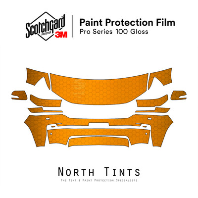 Toyota LandCruiser 2016-2022 3M PRO Series PreCut Paint Protection Clear Bra PPF