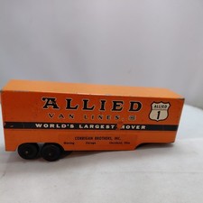Ralstoy Allied Van Lines Moving Trailer Ohio Made in USA Metal Vintage Toy
