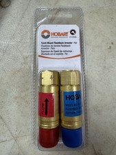 Hobart Torch Mount Flashback Arrestors Pair Acetylene MPN 770506
