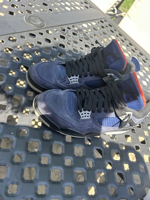 Jordan four Retro, Winterize Loyal Blue, No Box Worn A Decent Amount ￼￼