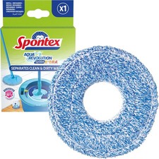 Spontex Aqua Revolution System X'tra Mop Refill | Microfibre Mop Head for Wet