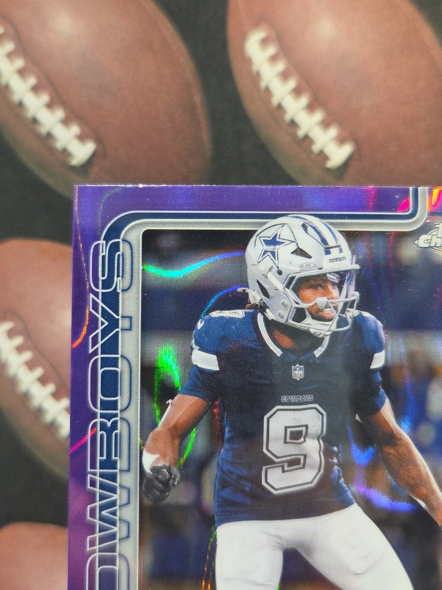 2025 Topps Chrome Kavontae Turpin Purple Lava /75 - Dallas Cowboys