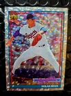 2026 Topps Series 1 1991 Topps Nolan Ryan #T91-97 Silver Crackleboard Foil.