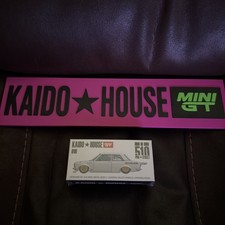 Mini GT Kaido House Datsun 510 Pro Street 016 White Greedy Jun Imai NEW