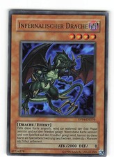 Yugioh INFERNALISCHER DRACHE , dp04-de010 Ultra Rare deutsch Excellent