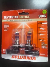 Sylvania 9006 SilverStar ULTRA High Performance Headlight Pair Set 2 Bulbs 3896