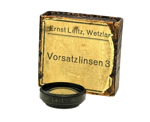 Genuine Leica Leitz #3 ELPET Vorsatzlinsen Close-up Lens for Elmar 5cm f/3.5 - Picture 1 of 2