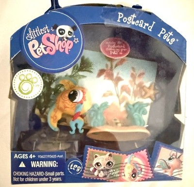 Littlest Pet Shop Postcard Pets LPS #1355 Angelfish Tattoo Fish NEW