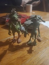 Vintage 1985 Dulok Scout Star Wars 3.75  & King Gorneesh  Figure Kenner Ewoks