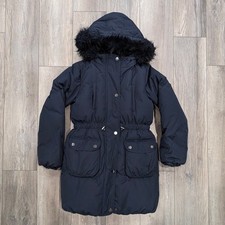 Gap Kids Down Fill BND Warmest Parka Size XXL Blue Galaxy Hooded Puffer Jacket