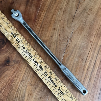 #ad VINTAGE CRAFTSMAN 15 INCH 1 2 INCH DRIVE =V= BREAKER BAR Made In U.S.A. $49.99